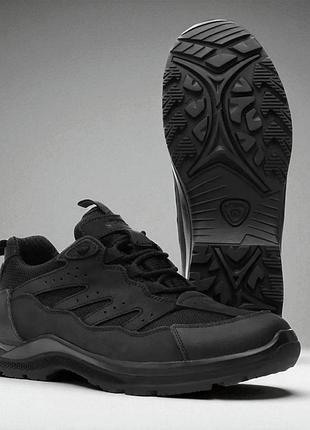 Военные мужские тактические кроссовки демисезонные. 40-46р черные. из натуральной кожи! stdm-1055 45