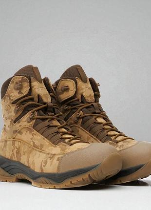 Военные мужские демисезонные берцы из кожи. 36-46р койот+пиксель. усиленная пятка и носок! stdm-1076 40