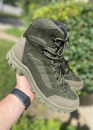 Демисезонные ботинки высококачественный нубук водоотталкивающая ткань тэп подошва разм. ve-33