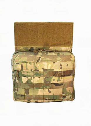 Підсумок тактичний для захисту живота під балістичний пакет 25х20х5 см cordura мультикам з велкро-панелл ve-33