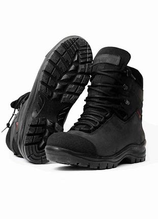 Тактичні зимові берці wintherm з кевларом висота 23 см чорні водонепроникні вогнестійкі 39-46 ve-33