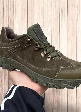 Зимние женские тактические кроссовки. 36-50р олива. 100% натуральная кожа! mbzf-2126