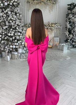 Платье с бантом, хs