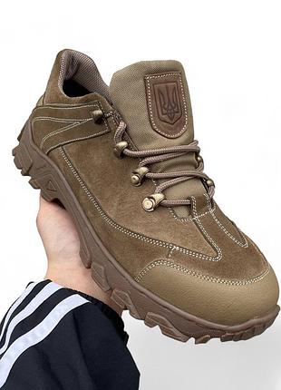 Демисезонные женские тактические кроссовки. 36-50р койот. из натуральной кожи! mbdf-2124