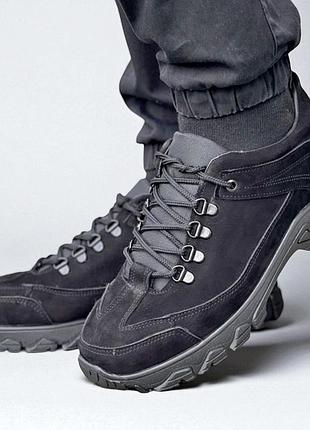 Чоловічі тактичні демісезонні кросівки. 36-50р чорні. легкі та теплі! mbdm-1041 46