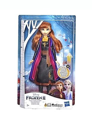 Нова в коробці лялька hasbro disney frozen 2 яскрава анна в блискучому платті (e6952/e7001)