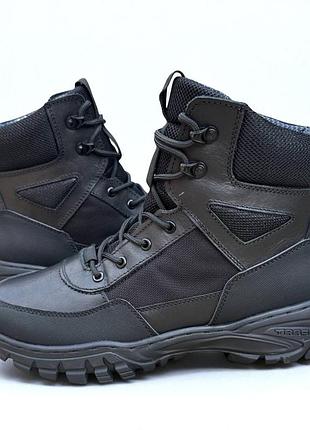 Военные мужские берцы зимние. 36-49р черные. гидрофобная кожа! dszm-1053 37