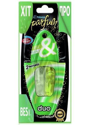 Ve ароматизатор paloma duo fresh new version green жидкий парфюмерный концентрат для дома и офиса осве n6w_ver