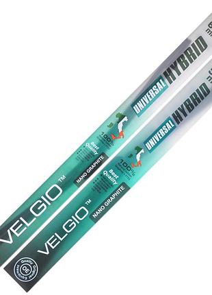 Комплект щеток стеклоочистителей velgio universal hybrid для bmw x3 2010-2017 бескаркасные щетки для чис ve-33