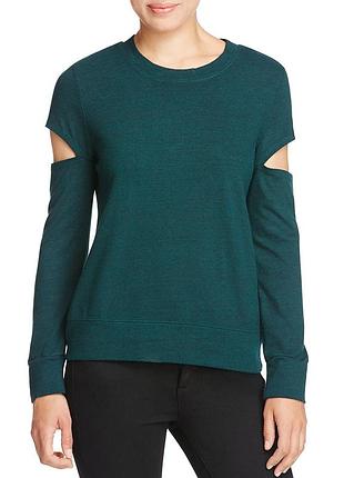 Толстовка cвитшот  c разрезами по рукавам сша l, xl