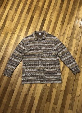 Чоловіча утеплена хутрова сорочка pullandbear