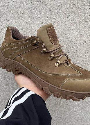 Демисезонные кроссовки койот 3d сетка трекинговая подошва натуральная кожа вес 700 г ve-33