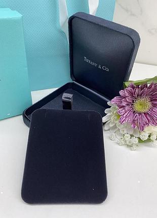 Элитная упаковка тиффани под цепочку , замшева коробочка