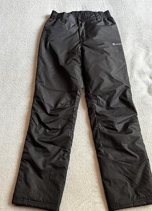 🔥🔥зимние, теплые термо штаны outventure! рост 140-146! состояние новых