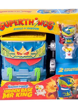 Игровой набор superthings серии kazoom power - скрытая база мистера кинга