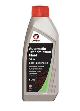 Транссмиссионное масло comma atf asw 1л полусинтетическая жидкость для автоматических трансмиссий aisin- dm-11