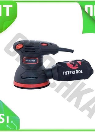 Ve эксцентриковая шлифмашина intertool 300 new version вт для шлифования дерева и металла с пылесборни n6w_ver
