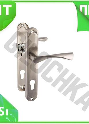 Ve ручка на планці під new version циліндр fzb 85 мм. металева ручка для міжкімнатних дверей з отвором n6w_ver