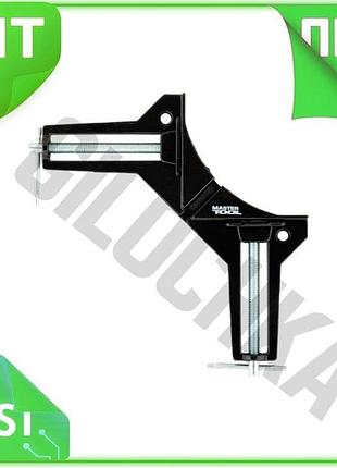 Ve кутова струбцина mastertool 90° new version алюмінієва для фіксації гвинтова заготовок для обробки n6w_ver