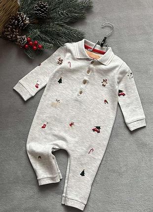 Різдвяний,ромпер для малюків 68 см.,74 см. george ✨