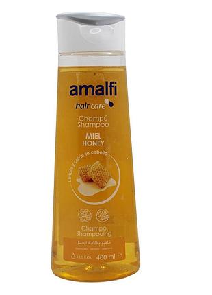 Шампунь для волосся amalfi 400мл мед