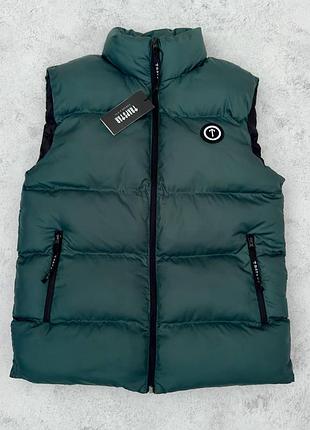 Жилет trap изумрудный