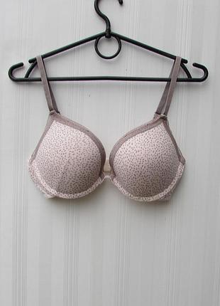 Хлопковый бюстгальтер с пуш ап h&m 75с