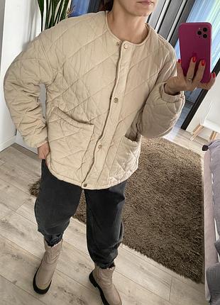 Куртка бомбер стьогана стьобана