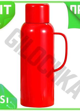 Ve вакуумный термос 820 мл new version красный с датчиком температуры для горячих и холодных напитков n6w_ver