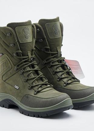 Настоящие мужские тактические ботинки, кроссовки влагостойкие, водонепроницаемые 805-з-хаки