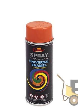 Фарба аерозольна champion універсальна 400 мл, помаранчева ral 2004