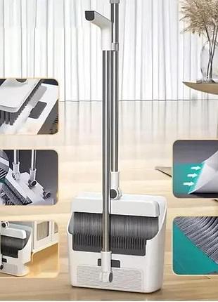 Віник та щітка з совком для прибирання 3 в 1