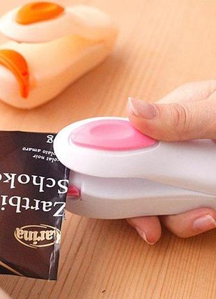 Ручной мини запайщик пакетов korea type mini sealing белый