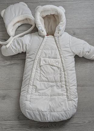 Зимний комбинезон 0-6 мес