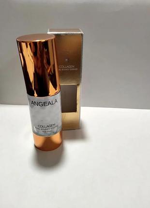 Выравнивающая база под макияж с коллагеном, подстраиваемый под тон кожи, прозрачная / омолаживающая база