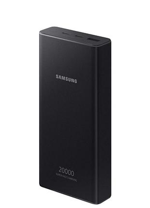 Зовнішній акумулятор (повербанк) samsung eb-p5300 20000 mah dark gray