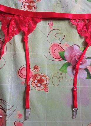 Пояс для чулок чулок р xl -xxl красный