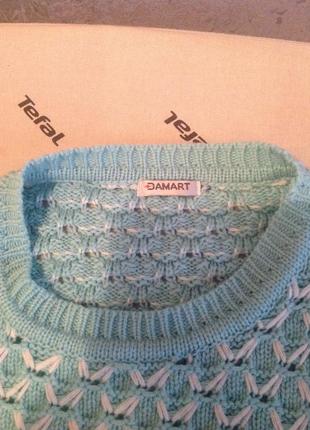 Життєрадісний светр (світшот) бренду damart, 54-56 р.6 фото