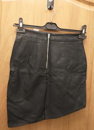 Юбка новая кожаная 7