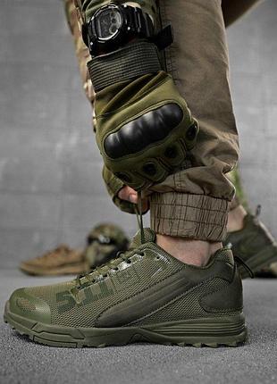 Летние тактические кроссовки 5.11 олива сетка дл6239