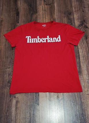 Чоловіча унікальна футболка timberland з великим лого оригінал