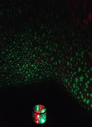 Актуктуально к праздникам! проектор "звездное небо", работает от батарейки