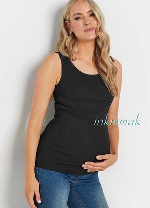 В рубчик майка для беременных primark
