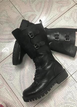 Черевики жіночі зимові чорні