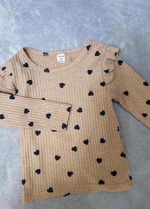 Кофта shein на девочку р.4