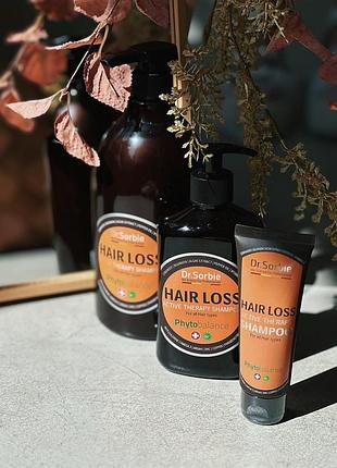 Dr. sorbie hair loss active therapy smampoo терапевтический шампунь против выпадения волос