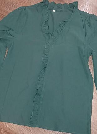 Блуза женская, зеленый цвет