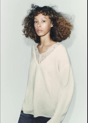 Красива кофта з вмістом шерсті фірми zara