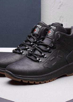 Ботинки мужские зимние из натуральной кожи на меху rbk