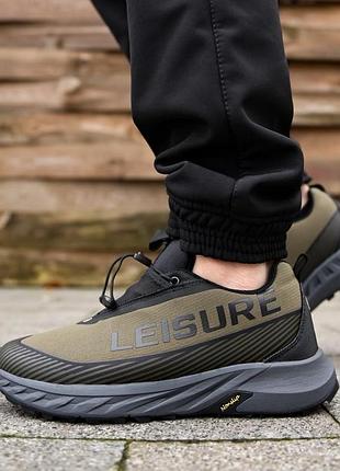 ❄️ чоловічі кросівки термо leisure oliva ❄️